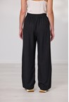 GEORGE WIDE LEG PANT - black / iv